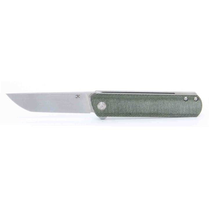 Couteau Kansept Foosa Green Manche Micarta Lame Acier 154CM Slip Joint KT2020T2 - Livraison Gratuite