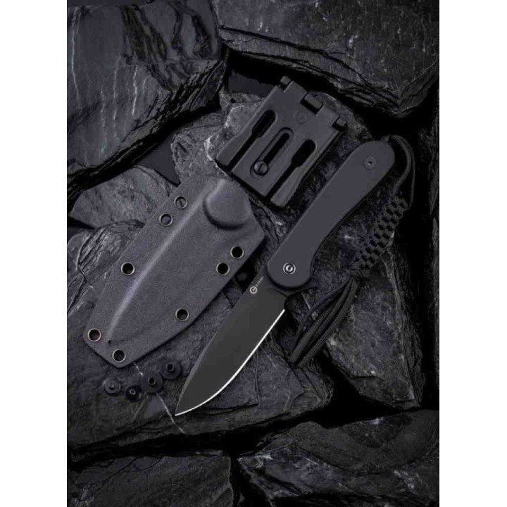 Couteau CIVIVI Elementum Lame Fixe Acier D2 Manche G10 Etui Kydex CIVC2105A - Livraison Gratuite