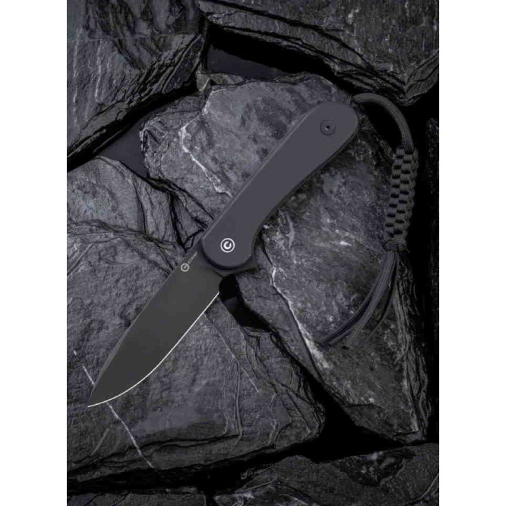 Couteau CIVIVI Elementum Lame Fixe Acier D2 Manche G10 Etui Kydex CIVC2105A - Livraison Gratuite