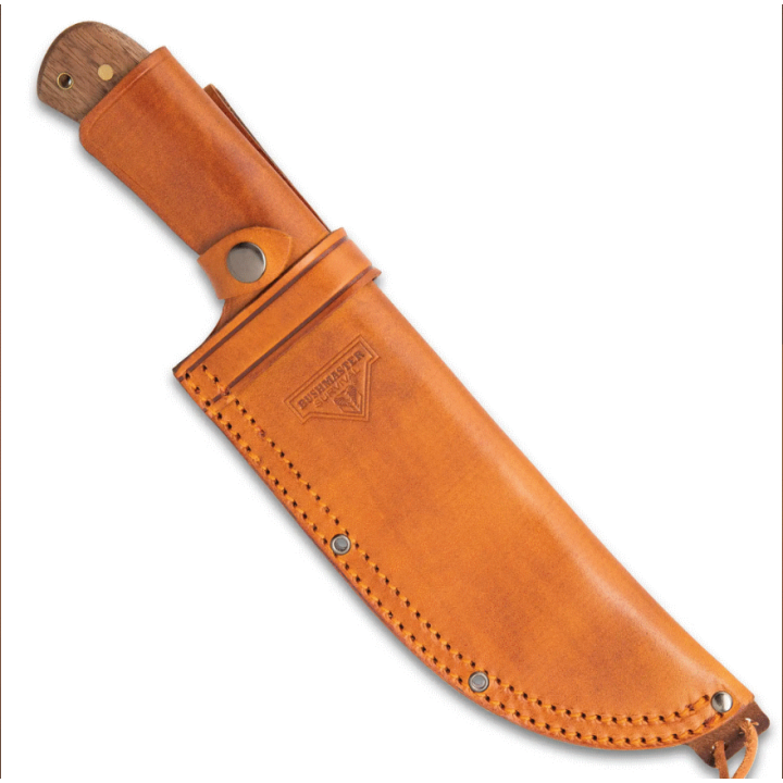Couteau United Cutlery Bushmaster Butcher Bowie Lame Acier Carbone 1095 Manche Bois Etui Cuir UC3464 - Livraison Gratuite