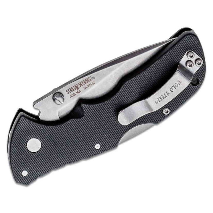 Couteau Cold Steel Mini Recon 1 Spear Point Acier AUS-10A Manche GRN Tri-Ad lock Clip CS27BAS - Livraison Gratuite