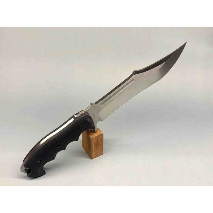 Couteau Bowie Chasseur d'Ours Lame Acier 440 Manche G10 Etui Nylon STT228522 - Livraison Gratuite