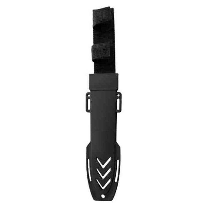 Lot de 2 Couteau S-TEC Fixed Blade Lame Acier 3Cr13 Manche & Etui ABS STT228700 - Livraison Gratuite