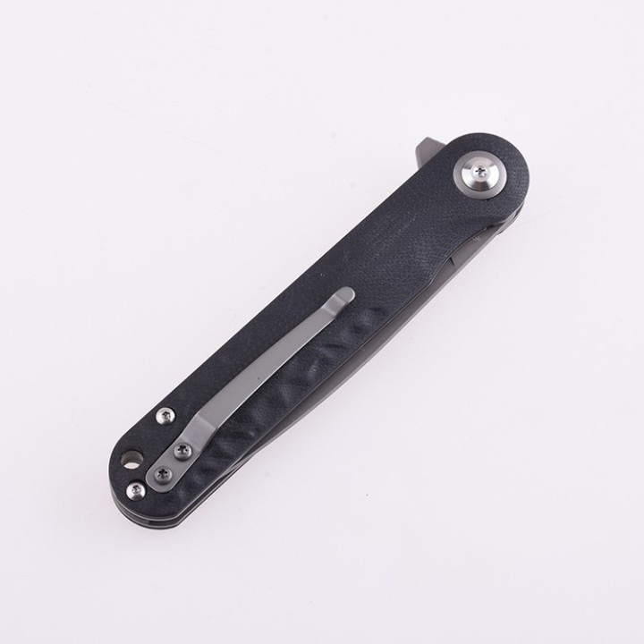 Couteau Shieldon Empoleon Grey Lame D2 Manche G10 IKBS Linerlock Etui Nylon SHI9049G1G - Livraison Gratuite