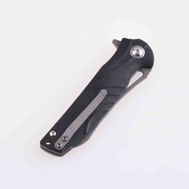 Couteau Shieldon Bazoucan Lame D2 Manche G10 IKBS Linerlock Etui Nylon SHI9050G - Livraison Gratuite