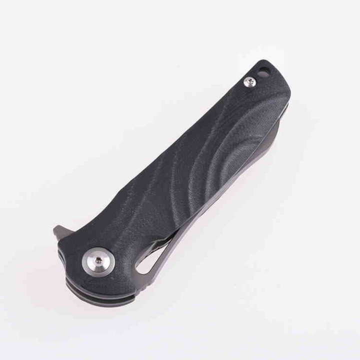 Couteau Shieldon Bazoucan Lame D2 Manche G10 IKBS Linerlock Etui Nylon SHI9050G - Livraison Gratuite