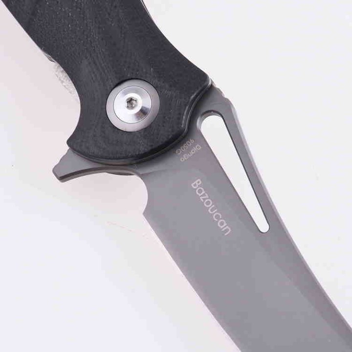 Couteau Shieldon Bazoucan Lame D2 Manche G10 IKBS Linerlock Etui Nylon SHI9050G - Livraison Gratuite