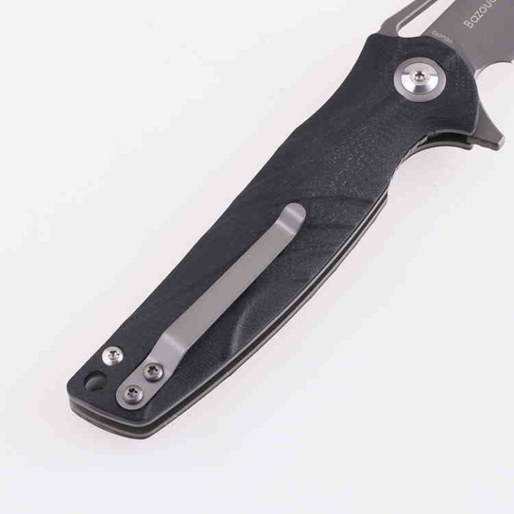 Couteau Shieldon Bazoucan Lame D2 Manche G10 IKBS Linerlock Etui Nylon SHI9050G - Livraison Gratuite