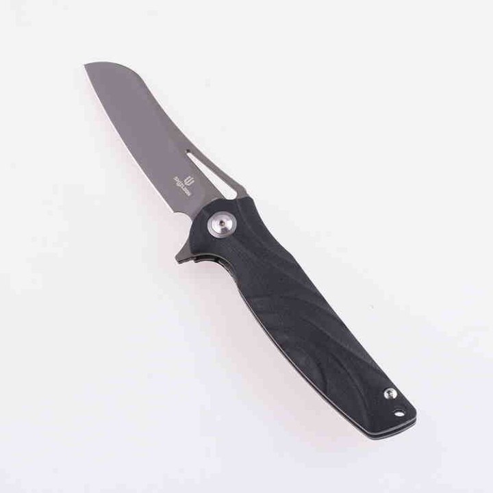 Couteau Shieldon Bazoucan Lame D2 Manche G10 IKBS Linerlock Etui Nylon SHI9050G - Livraison Gratuite