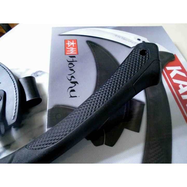 Hache United Cutlery Honshu Karito Kama Lame 7Cr13 Manche EDM Etui Cuir UC3398 - Livraison Gratuite