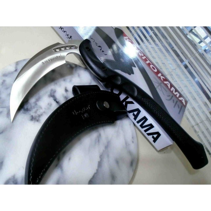 Hache United Cutlery Honshu Karito Kama Lame 7Cr13 Manche EDM Etui Cuir UC3398 - Livraison Gratuite