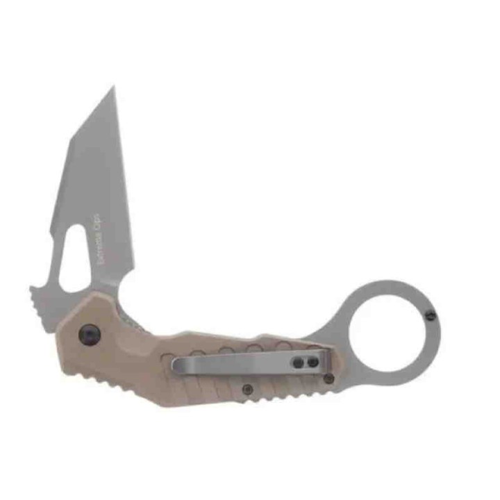 Couteau Karambit Smith&Wesson M&P Extreme Ops Lame Acier 8Cr13MoV Manche G10 Linerlock Clip SW1147102 - Livraison Gratuite