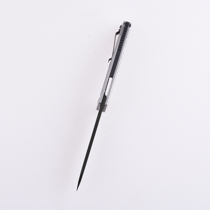 Couteau Shieldon Barraskewda Black Lame D2 Manche FCarbone IKBS Framelock Etui Nylon SHI9042S1B - Livraison Gratuite