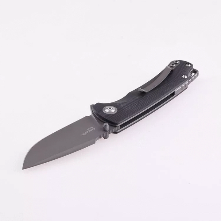Couteau Shieldon Relicanth Lame D2 Manche G10 IKBS Linerlock Clip Etui Nylon SHI7070G - Livraison Gratuite