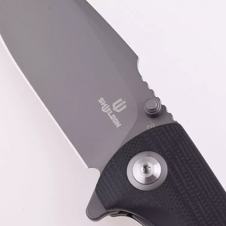 Couteau Shieldon Relicanth Lame D2 Manche G10 IKBS Linerlock Clip Etui Nylon SHI7070G - Livraison Gratuite