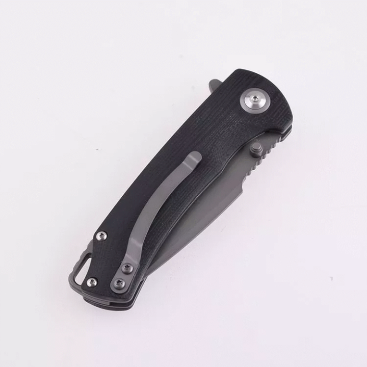 Couteau Shieldon Relicanth Lame D2 Manche G10 IKBS Linerlock Clip Etui Nylon SHI7070G - Livraison Gratuite