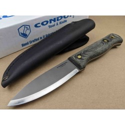 Couteau de Survie Bushcraft Condor Buushlore Knife Made In El Salvadore Acier Carbone 1075 CTK23243HCM - Livraison Gratuite