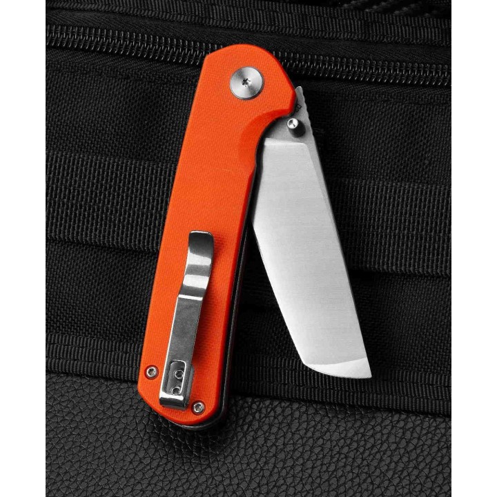 Couteau Bestech Sledgehammer Orange Lame Acier D2  Manche G10 IKBS Linerlock Clip BTKG31A1 - Livraison Gratuite