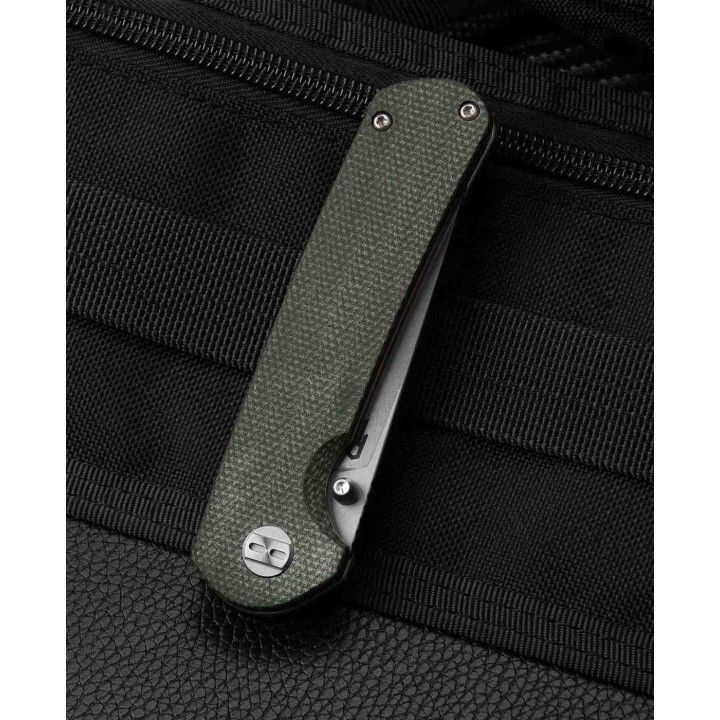 Couteau Bestech Sledgehammer Green Lame Acier D2 Manche Micarta IKBS Linerlock Clip BTKG31B1 - Livraison Gratuite