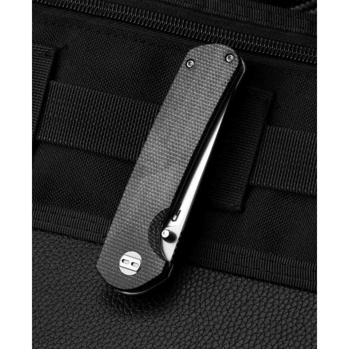 Couteau Bestech Sledgehammer Black Lame Acier D2  Manche Micarta IKBS Linerlock Clip BTKG31C - Livraison Gratuite