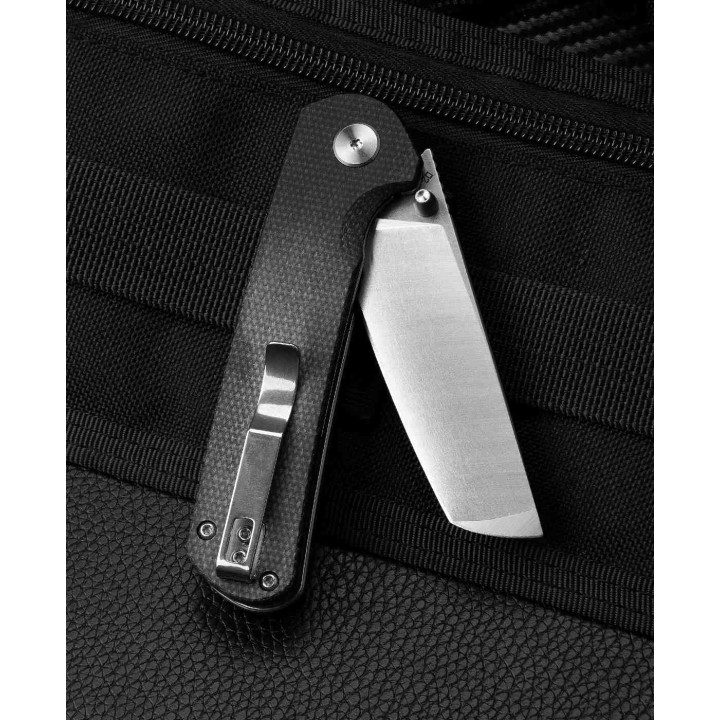 Couteau Bestech Sledgehammer Black Lame Acier D2  Manche Micarta IKBS Linerlock Clip BTKG31C - Livraison Gratuite