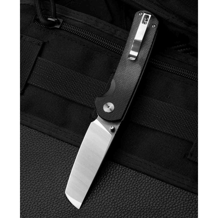 Couteau Bestech Sledgehammer Black Lame Acier D2  Manche Micarta IKBS Linerlock Clip BTKG31C - Livraison Gratuite