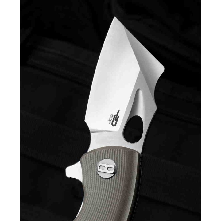 Couteau Bestech Lizard Beige Lame Acier D2 Satin Manche G10 IKBS Linerlock Clip BTKG39C - Livraison Gratuite