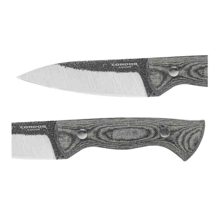 Condor Bush Slicer Lame Acier Carbone 1095 Manche Micarta Etui Kydex El Salvador CTK3956425HC - Livraison Gratuite