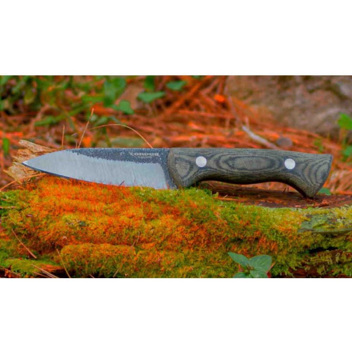 Condor Bush Slicer Lame Acier Carbone 1095 Manche Micarta Etui Kydex El Salvador CTK3956425HC - Livraison Gratuite