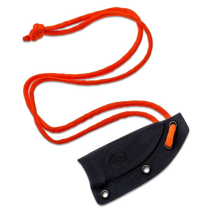 Couteau Condor Carlitos Neck Acier Carbone 1075 Manche Paracorde Etui Kydex El Salvador CTK80625HC - Livraison Gratuite