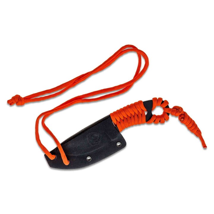 Couteau Condor Carlitos Neck Acier Carbone 1075 Manche Paracorde Etui Kydex El Salvador CTK80625HC - Livraison Gratuite