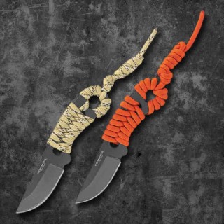 Couteau Condor Carlitos Neck Acier Carbone 1075 Manche Paracorde Etui Kydex El Salvador CTK80625HC - Livraison Gratuite