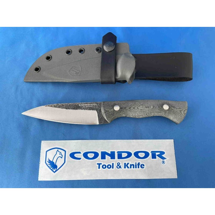 Condor Bush Slicer Lame Acier Carbone 1095 Manche Micarta Etui Kydex El Salvador CTK3956425HC - Livraison Gratuite