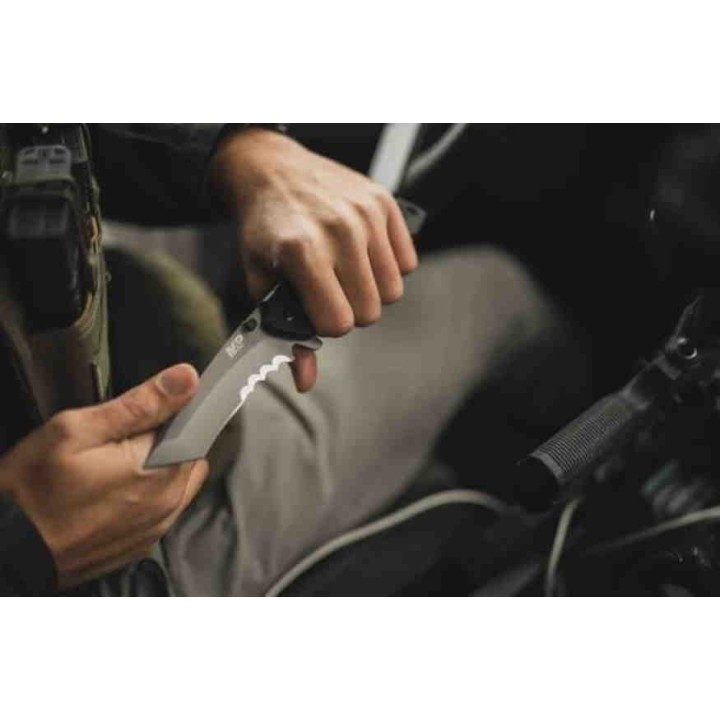 Couteau Tactical Smith&Wesson M&P Special Ops Lame Tanto 9Cr18MoV Manche G10 SW1147103 - Livraison Gratuite