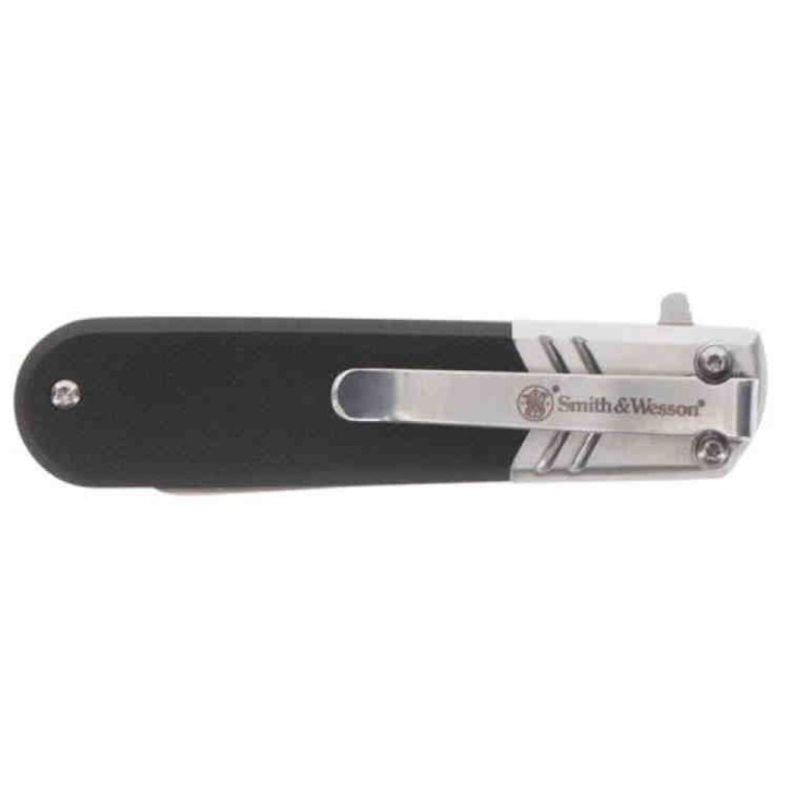 Couteau Executive Barlow Smith&Wesson A/O Lame Acier 8Cr13MoV Manche G10 SW1147094 - Livraison Gratuite