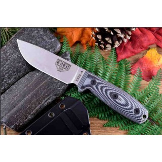 Couteau Esee Model 4 Lame Acier S35VN Manche G10 Etui Polymère Made In USA ES4PS35VO2 - Livraison Gratuite