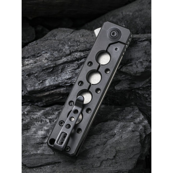 Couteau We Knife Co Ltd Miscreant 3.0 Blk Lame Acier CPM 20CV Manche Titane IKBS Framelock Clip WE2101B - Livraison Gratuite