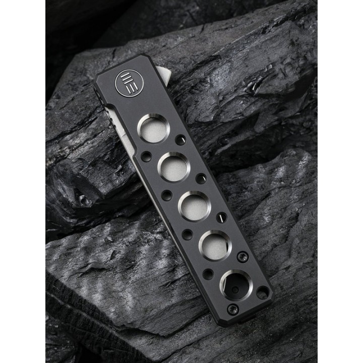 Couteau We Knife Co Ltd Miscreant 3.0 Blk Lame Acier CPM 20CV Manche Titane IKBS Framelock Clip WE2101B - Livraison Gratuite