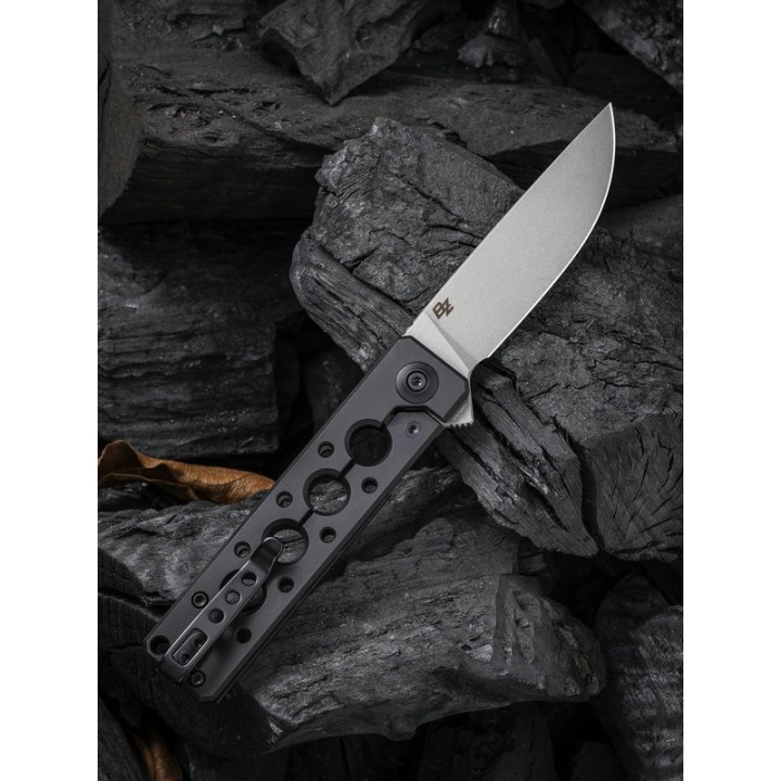 Couteau We Knife Co Ltd Miscreant 3.0 Blk Lame Acier CPM 20CV Manche Titane IKBS Framelock Clip WE2101B - Livraison Gratuite