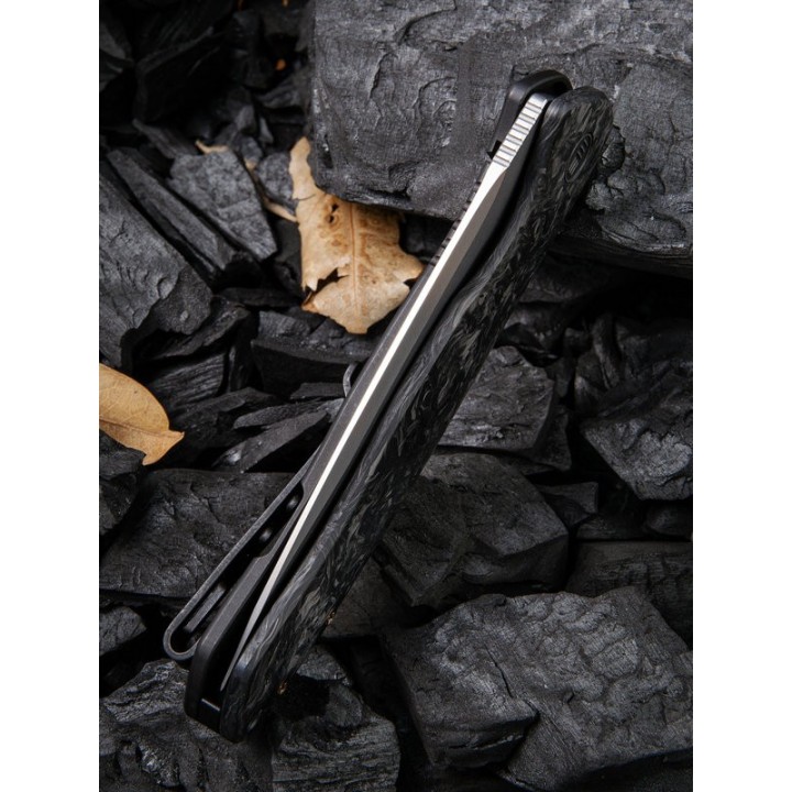 Couteau We Knife Co Ltd Kitefin Lame Acier S35VN Manche Titane/FC IKBS Framelock Clip WE2001A - Livraison Gratuite