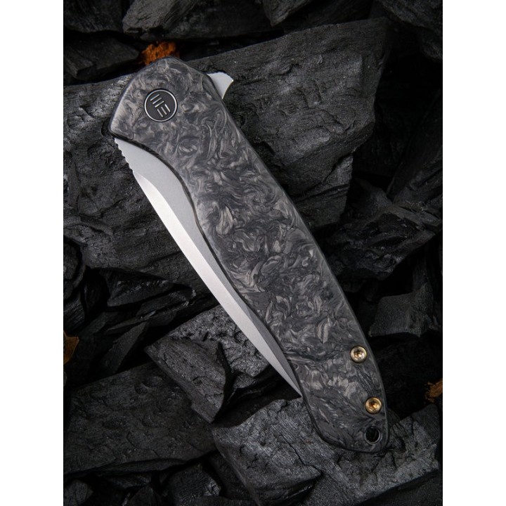 Couteau We Knife Co Ltd Kitefin Lame Acier S35VN Manche Titane/FC IKBS Framelock Clip WE2001A - Livraison Gratuite