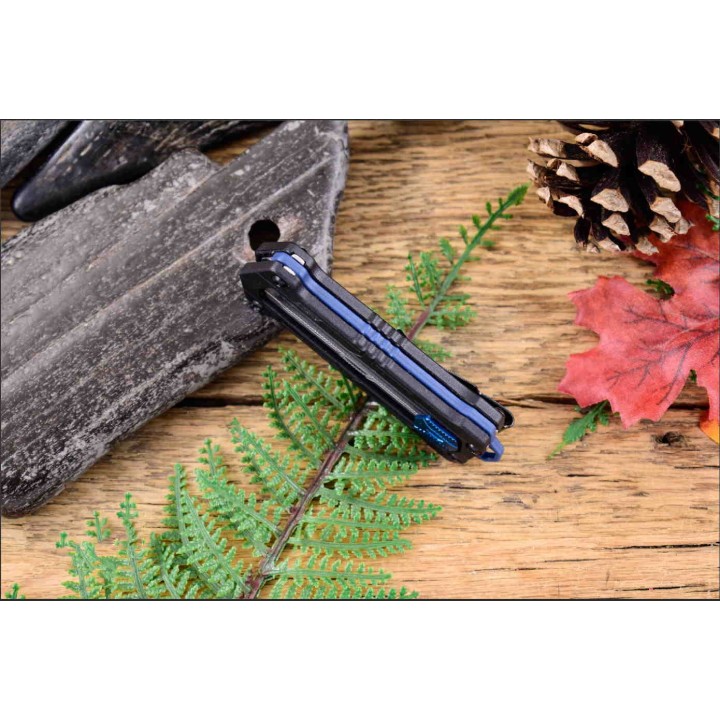 Couteau Kershaw Kapsule Sliding OTF Lame Acier 8Cr13MoV Manche GFN KS1190 - Livraison Gratuite