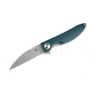 Couteau Kizer Sway Green Button Lock Lame Acier N690 Manche G10 IKBS Clip KIV3566N5 - Livraison Gratuite