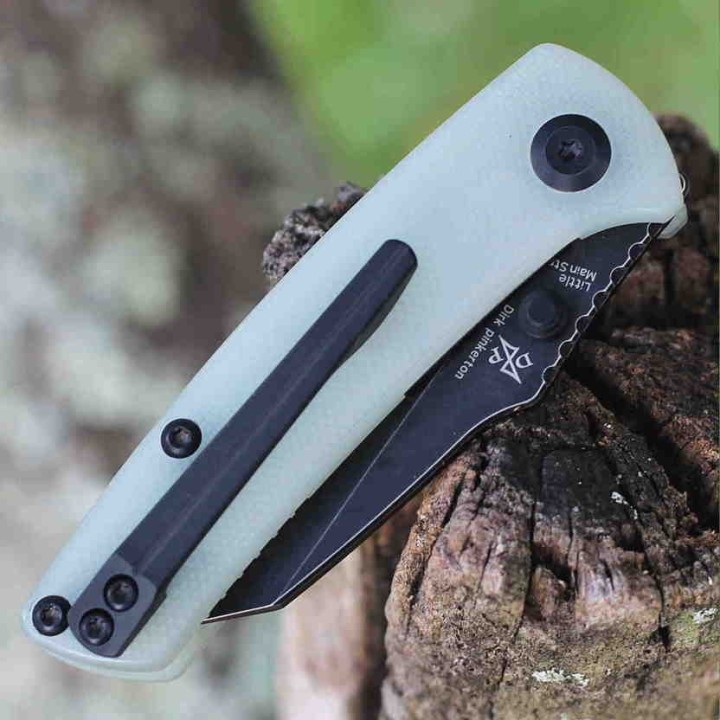 Couteau Kansept Little Main Street Jade Manche G10 Lame Acier 154CM Linerlock Clip KT2015A7 - Livraison Gratuite