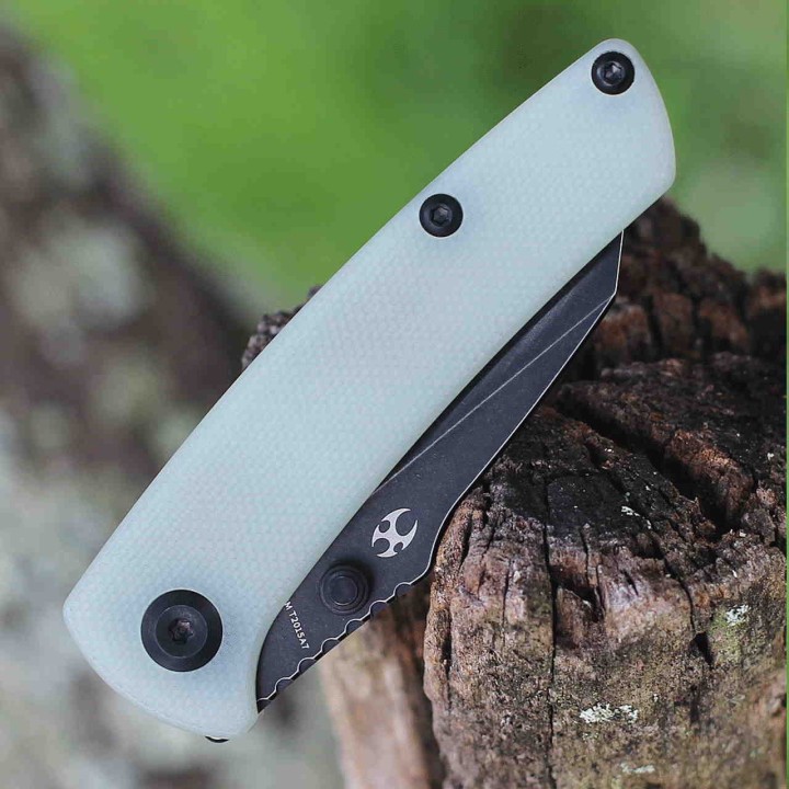 Couteau Kansept Little Main Street Jade Manche G10 Lame Acier 154CM Linerlock Clip KT2015A7 - Livraison Gratuite