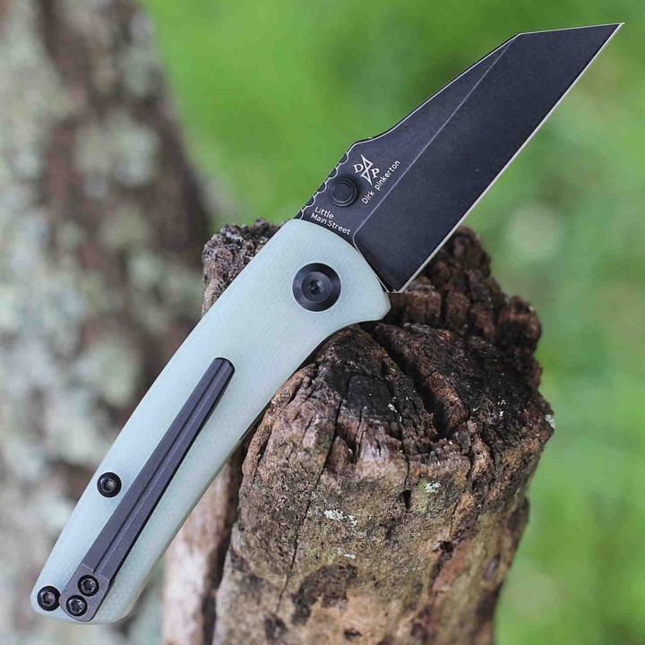 Couteau Kansept Little Main Street Jade Manche G10 Lame Acier 154CM Linerlock Clip KT2015A7 - Livraison Gratuite