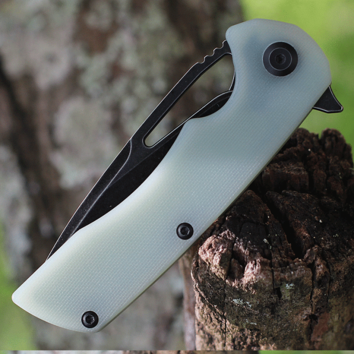 Couteau Kansept Knives Kyro Jade Lame Acier D2 Manche G10 Linerlock Clip KT1001A5 - Livraison Gratuite