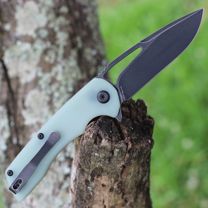 Couteau Kansept Knives Kyro Jade Lame Acier D2 Manche G10 Linerlock Clip KT1001A5 - Livraison Gratuite