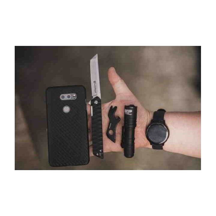 Couteau Smith&Wesson 27/7 Lame Tanto 8Cr13MoV Manche G10 Linerlock Clip SW1147097 - Livraison Gratuite
