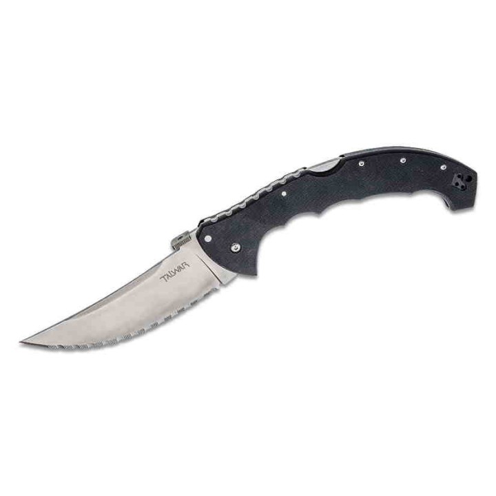 Couteau Cold Steel Talwar Acier S35VN Serrated Manche G-10 Tri-Ad Lock CS21TBXS - Livraison Gratuite